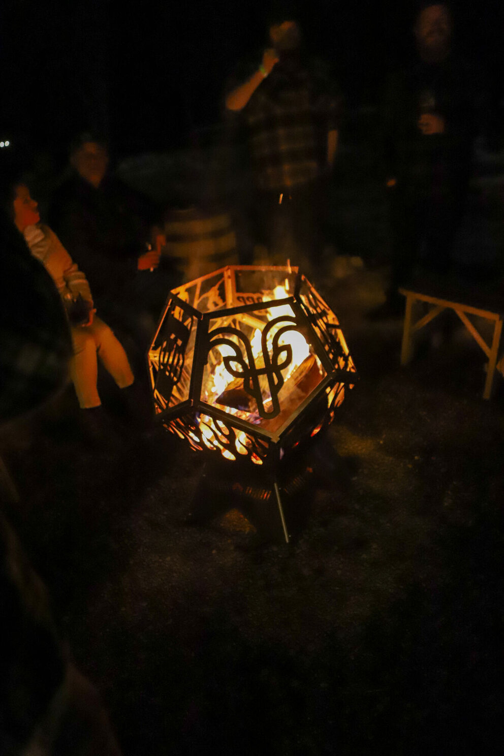 von trapp branded fire pit