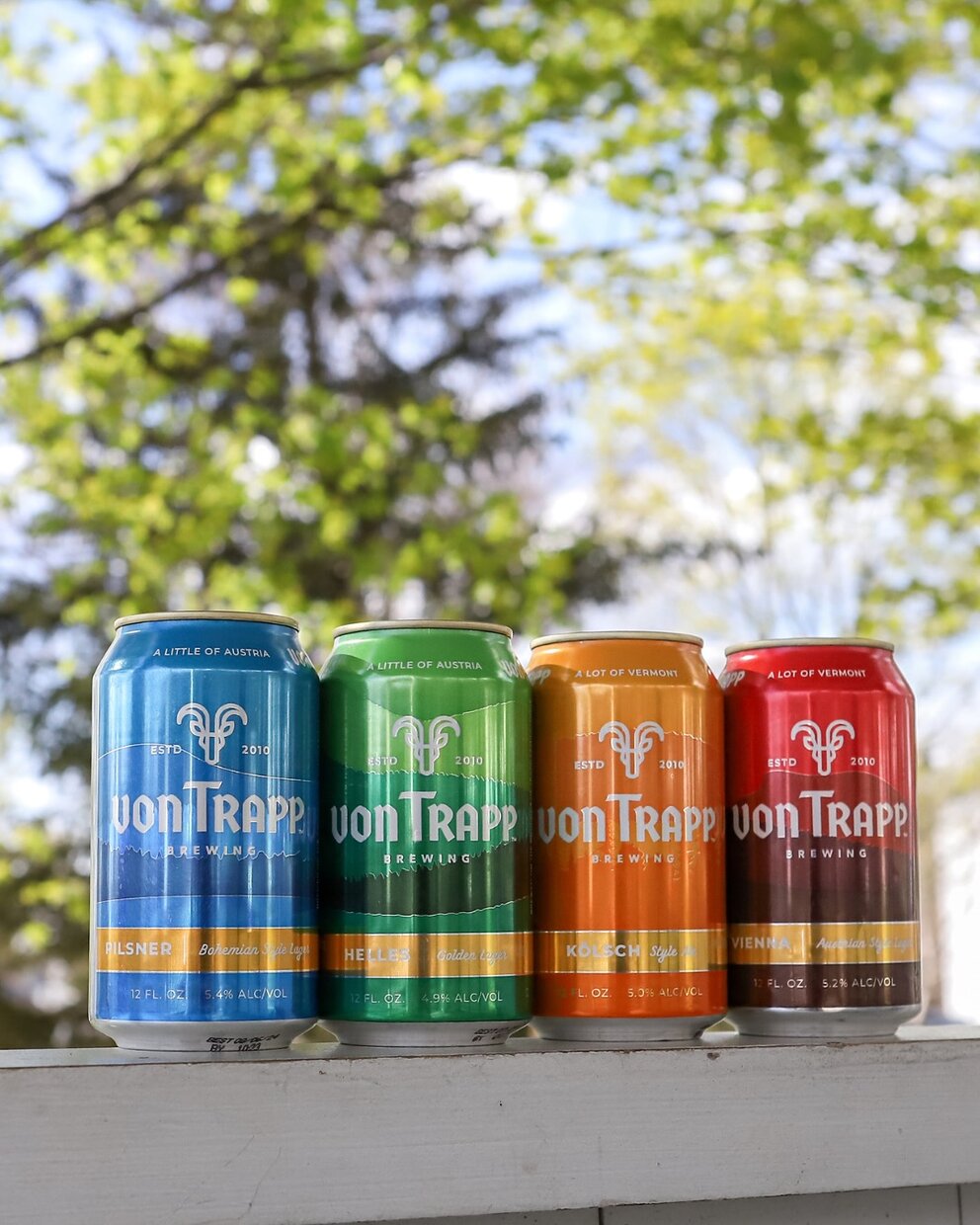 a group of cans of beer